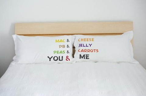 Go Together - Multi Set of Two Pillow Case by