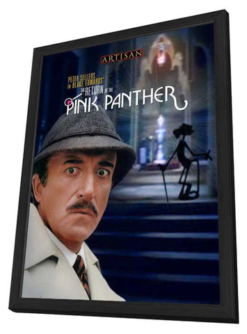 The Return of the Pink Panther 11 x 17 Movie Poster - Style E - in Deluxe Aluminum Frame