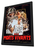 Zombie Lake 11 x 17 Movie Poster - French Style A - in Deluxe Wood Frame