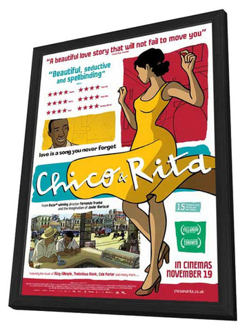 Chico & Rita 11 x 17 Movie Poster - Style A - in Deluxe Aluminum Frame