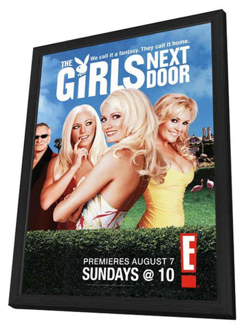 The Girls Next Door 11 x 17 TV Poster - Style A - in Deluxe Aluminum Frame