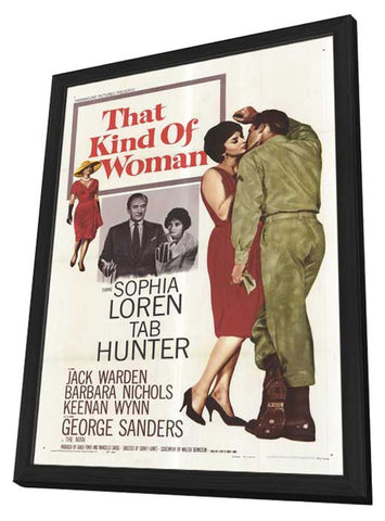 That Kind of Woman 11 x 17 Movie Poster - Style A - in Deluxe Aluminum Frame