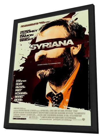 Syriana 11 x 17 Movie Poster - Style A - in Deluxe Aluminum Frame