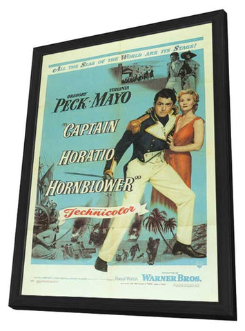 Captain Horatio Hornblower 11 x 17 Movie Poster - Style A - in Deluxe Aluminum Frame