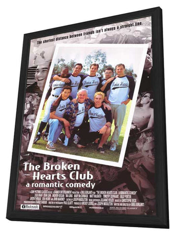 The Broken Hearts Club 11 x 17 Movie Poster - Style A - in Deluxe Aluminum Frame