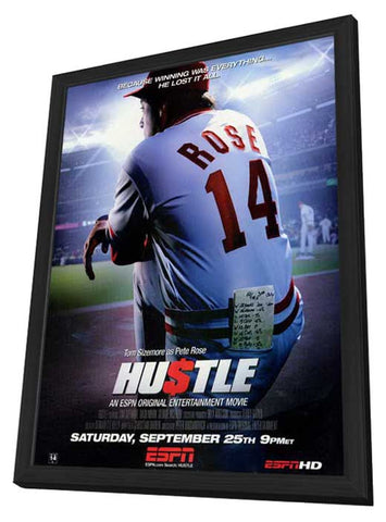 Hustle 11 x 17 Movie Poster - Style A - in Deluxe Aluminum Frame