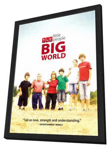 Little People, Big World 11 x 17 TV Poster - Style B - in Deluxe Aluminum Frame