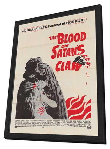 Blood on Satan's Claw 11 x 17 Movie Poster - Style A - in Deluxe Aluminum Frame