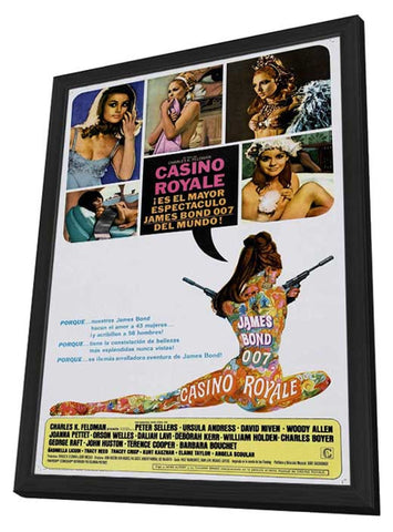 Casino Royale 11 x 17 Movie Poster - Style D - in Deluxe Aluminum Frame