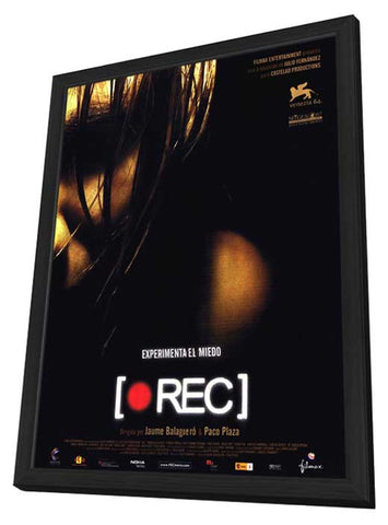 REC 11 x 17 Movie Poster - Spanish Style A - in Deluxe Wood Frame