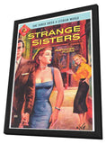 Strange Sisters 11 x 17 Retro Book Cover Poster - in Deluxe Aluminum Frame