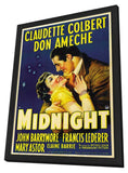 Midnight 11 x 17 Movie Poster - Style A - in Deluxe Aluminum Frame