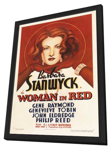 The Woman in Red 11 x 17 Movie Poster - Style A - in Deluxe Aluminum Frame