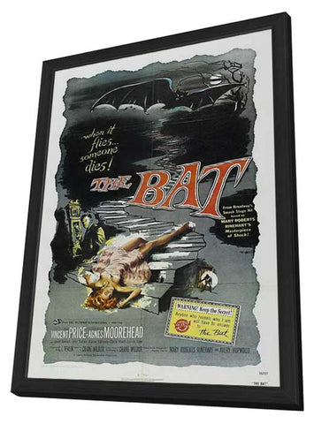The Bat 11 x 17 Movie Poster - Style B - in Deluxe Aluminum Frame