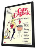 The Gay Cookbook 11 x 17 Retro Book Cover Poster - in Deluxe Aluminum Frame