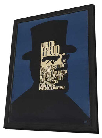 Freud 11 x 17 Movie Poster - Polish Style A - in Deluxe Aluminum Frame