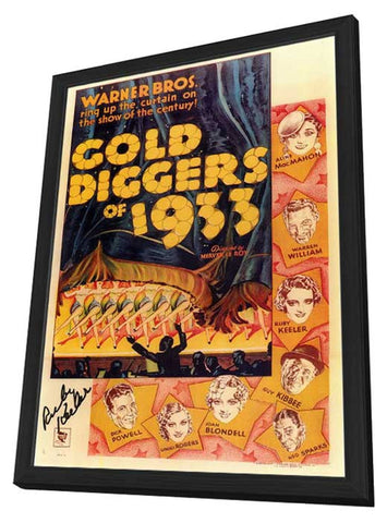 Gold Diggers of 1933 11 x 17 Movie Poster - Style A - in Deluxe Aluminum Frame