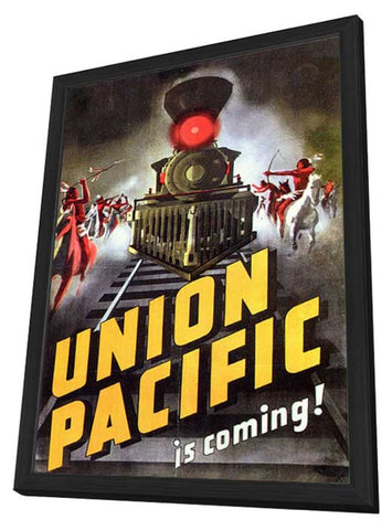 Union Pacific 11 x 17 Movie Poster - Style A - in Deluxe Aluminum Frame