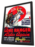 The Lone Ranger Rides Again 11 x 17 Movie Poster - Style A - in Deluxe Aluminum Frame