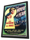 The House of Fear 11 x 17 Movie Poster - Style A - in Deluxe Aluminum Frame