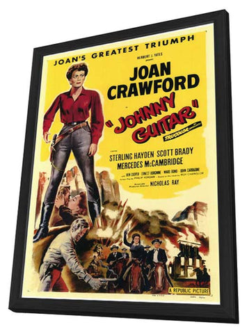 Johnny Guitar 11 x 17 Movie Poster - Style A - in Deluxe Aluminum Frame
