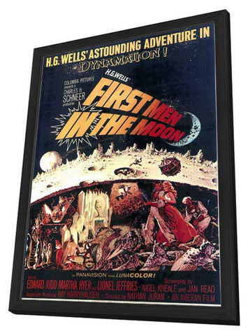 First Men in the Moon 11 x 17 Movie Poster - Style A - in Deluxe Aluminum Frame