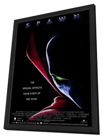 Spawn 11 x 17 Movie Poster - Style B - in Deluxe Aluminum Frame