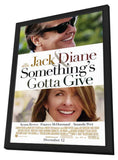 Something's Gotta Give 11 x 17 Movie Poster - Style A - in Deluxe Aluminum Frame