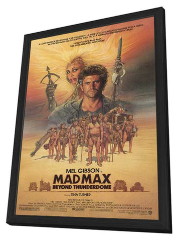 Mad Max Beyond Thunderdome 11 x 17 Movie Poster - Style A - in Deluxe Aluminum Frame