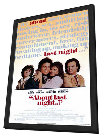 About Last Night 11 x 17 Movie Poster - Style A - in Deluxe Aluminum Frame