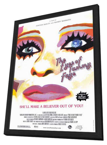 The Eyes of Tammy Faye 11 x 17 Movie Poster - Style A - in Deluxe Aluminum Frame