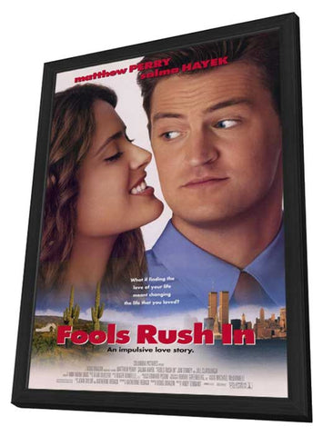 Fools Rush In 11 x 17 Movie Poster - Style A - in Deluxe Aluminum Frame
