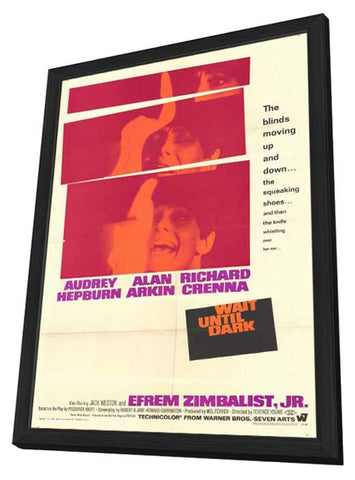 Wait Until Dark 11 x 17 Movie Poster - Style A - in Deluxe Aluminum Frame
