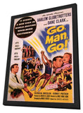 Go, Man, Go 11 x 17 Movie Poster - Style B - in Deluxe Aluminum Frame