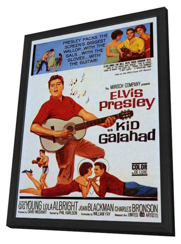 Kid Galahad 11 x 17 Movie Poster - Style A - in Deluxe Aluminum Frame