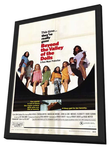 Beyond the Valley of the Dolls 11 x 17 Movie Poster - Style A - in Deluxe Aluminum Frame