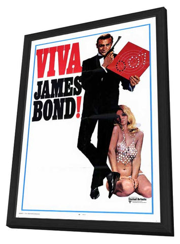 Viva James Bond 11 x 17 Movie Poster - Style A - in Deluxe Wood Frame