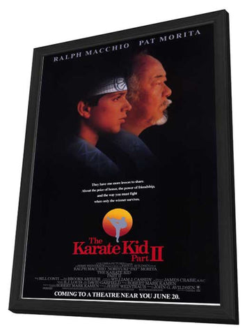 The Karate Kid: Part 2 11 x 17 Movie Poster - Style A - in Deluxe Aluminum Frame