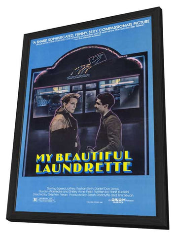 My Beautiful Laundrette 11 x 17 Movie Poster - Style A - in Deluxe Aluminum Frame
