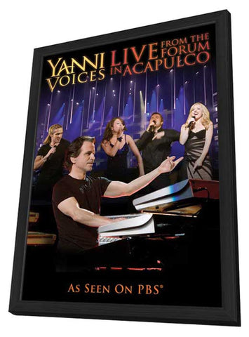 Yanni: Voices - Live from the Forum in Acapulco (TV) 11 x 17 Movie Poster - Style A - in Deluxe Aluminum Frame
