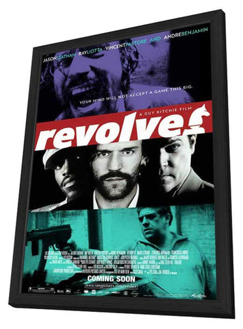 Revolver 11 x 17 Movie Poster - Style M - in Deluxe Wood Frame