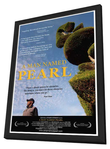 A Man Named Pearl 11 x 17 Movie Poster - Style A - in Deluxe Aluminum Frame