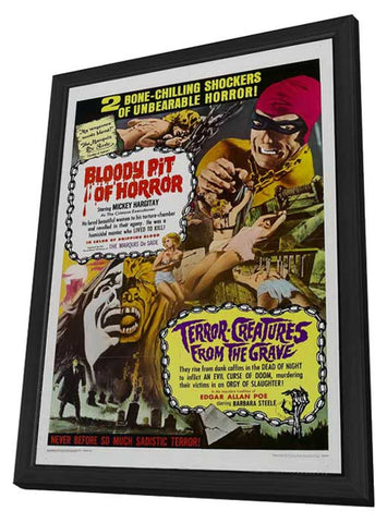 Bloody Pit of Horror 11 x 17 Movie Poster - Style A - in Deluxe Aluminum Frame