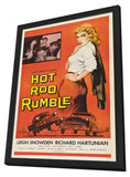 Hot Rod Rumble 11 x 17 Movie Poster - Style B - in Deluxe Aluminum Frame