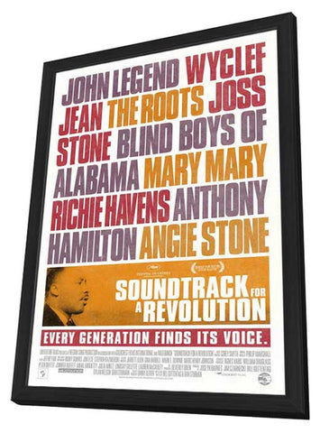 Soundtrack for a Revolution 11 x 17 Movie Poster - Style A - in Deluxe Aluminum Frame