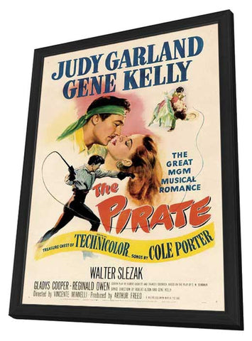 The Pirate 11 x 17 Movie Poster - Style C - in Deluxe Wood Frame