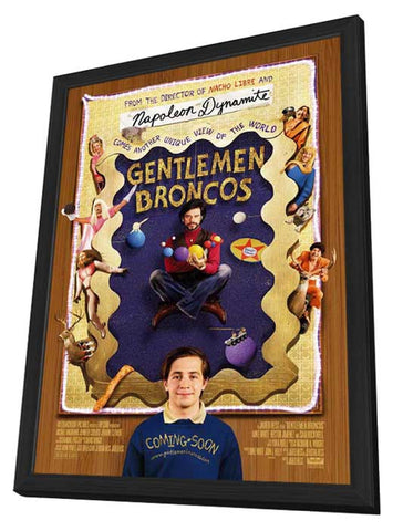 Gentlemen Broncos 11 x 17 Movie Poster - Style A - in Deluxe Wood Frame