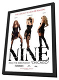 Nine 11 x 17 Movie Poster - Style C - in Deluxe Aluminum Frame