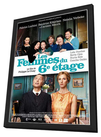 Les femmes du 6eme etage 11 x 17 Movie Poster - Swiss Style A - in Deluxe Aluminum Frame