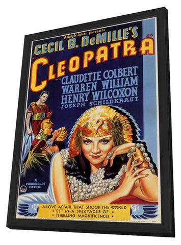 Cleopatra 11 x 17 Movie Poster - Style A - in Deluxe Aluminum Frame